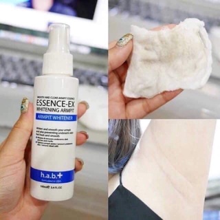 สเปรย์รักแร้ขาวตัวดัง‼️ ESSENCE-EX Whitening Armpit h.a.b+ (100ml.) ลดกลิ่นเต่า ผิวหนังไก่ รักแร้คล้ำ