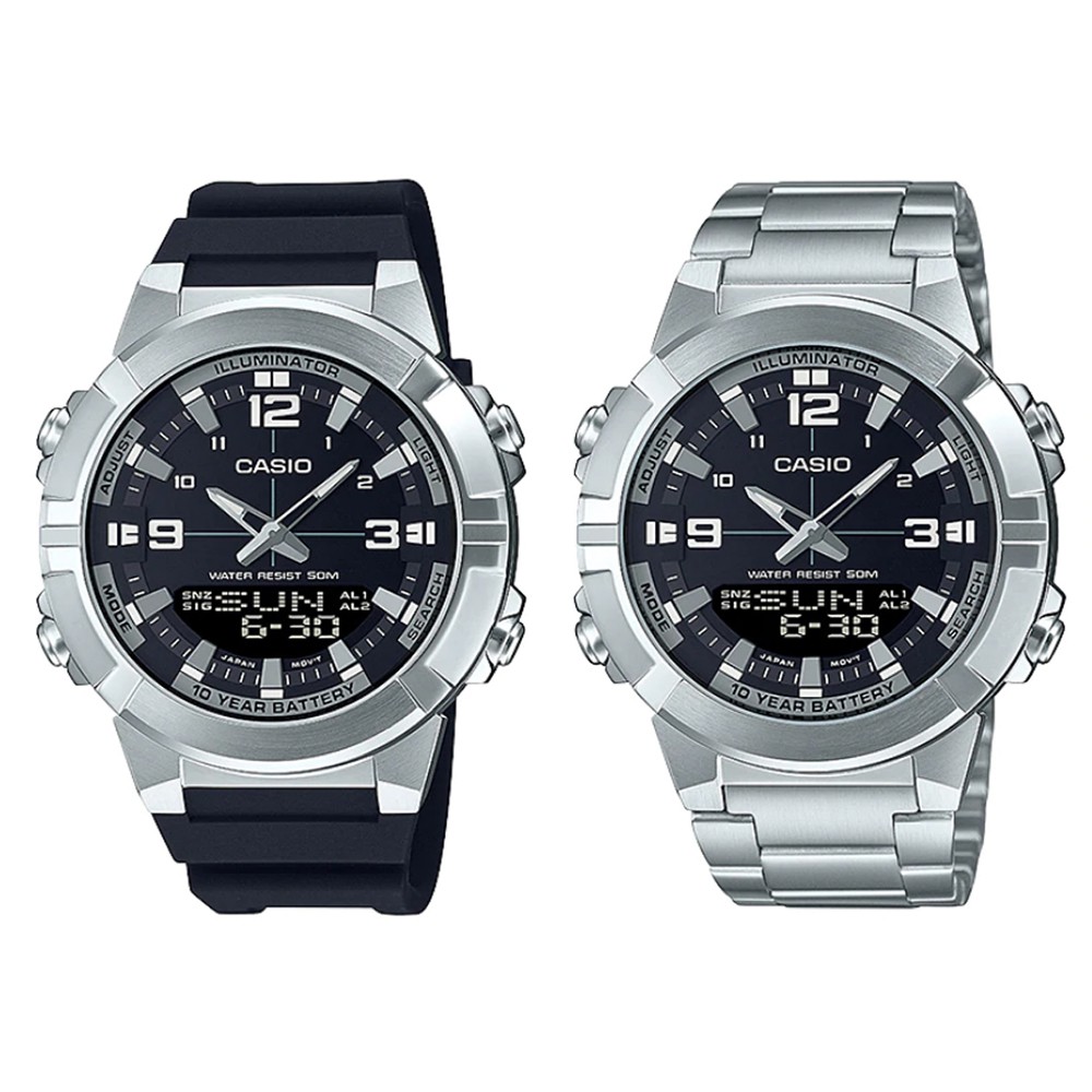 ✌✌✌Casio Standard นาฬิกาข้อมือผู้ชาย รุ่น AMW-870,AMW-870D (AMW-870-1A,AMW-870D-1A) wpff