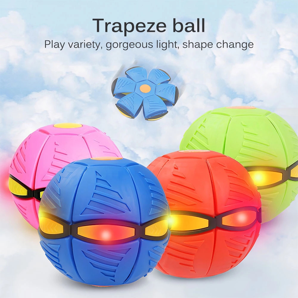 ✼COD◕ ลูกบอล ของเล่น ลูกบอลจานบินวิเศษ Flying UFO Ball ลูกบอลเด้งผิดรูป ของเล่นบีบอัด - รูปที่ 3