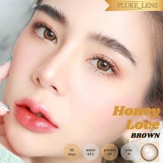 ตาหวานนัว🧸 คอนแทคเลนส์(ขนาดโต) Honey Love Luxzylens เลนส์กรองแสง ผลิตที่เกาหลี ของแท้รับจากบริษัทโดยตรง honeylove