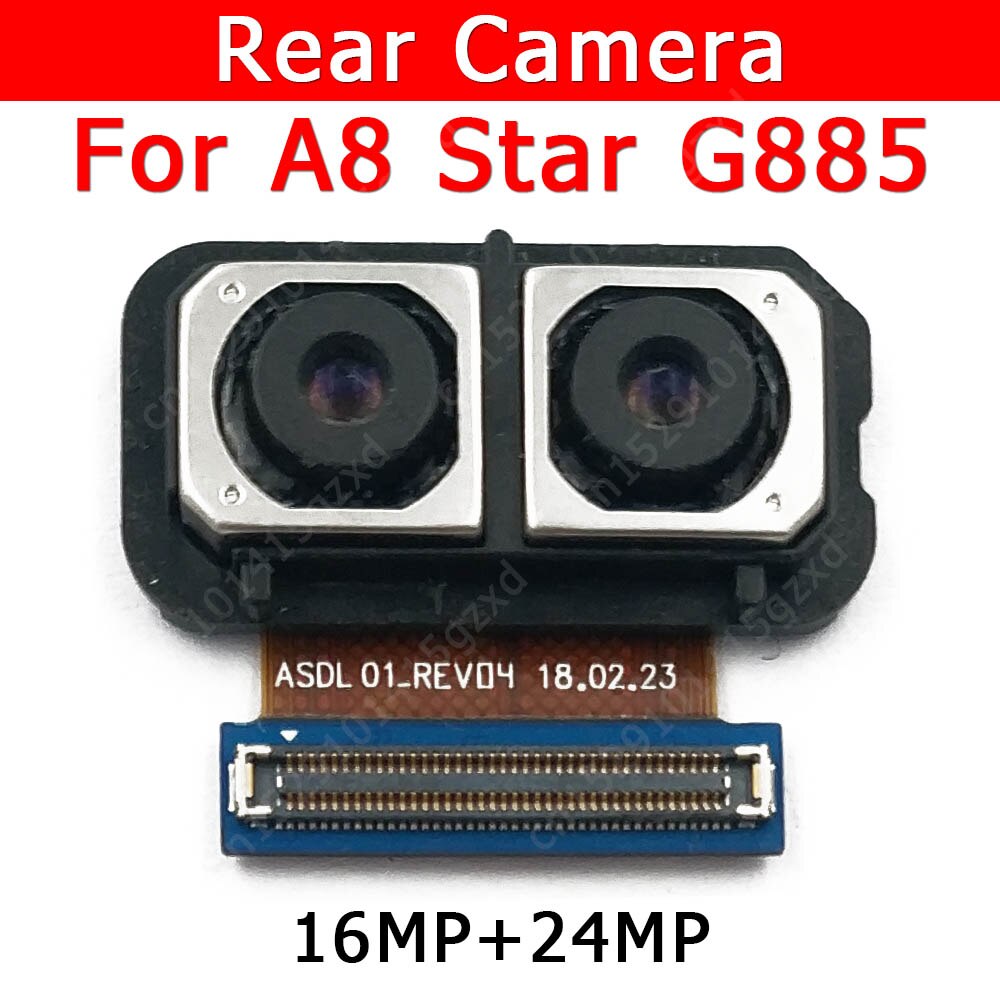 แท้ อะไหล่โมดูลกล้องหลัง กล้องหลัก อุปกรณ์เสริมโทรศัพท์มือถือ Samsung Galaxy A8 Star G885