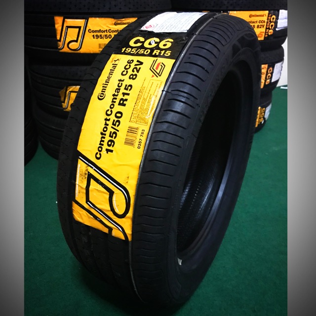 195/50R15 CONTINENTAL CC6 เยอรมันนี ยางใหม่ Y19 และ 185/65R15 Dunlop