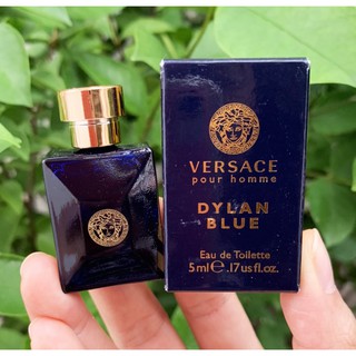 น้ำหอมจิ๋ว มินิ Versace Dylan Blue edt 5ml หัวแต้ม น้ำหอมแท้100%