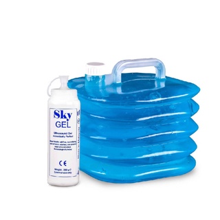 Ultrasound gel sky gel เจล เจลอัลตราซาวด์  เจลกายภาพ แบบแกลลอน 5kg. สีฟ้า อ่อนโยน ไม่แพ้ ถนอมหัวเครื่อง