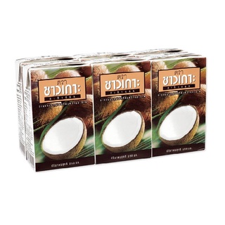 โปรโมชัน! ชาวเกาะ กะทิ 100% 250 มิลลิลิตร x 6 กล่อง Chaokoh Coconut Milk 250 ml x 6 Boxes