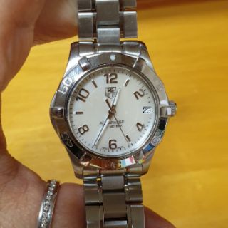 TAG Aquarazer quartz 32 mm. หน้ามุก (used like new)