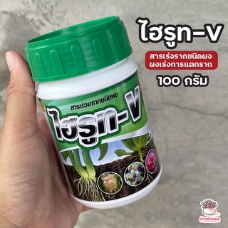 ไฮรูท-V 100 กรัม สารเร่งรากชนิดผง ผงเร่งการแตกราก