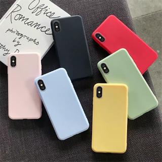 เคสโทรศัพท์ซิลิโคนแบบนุ่มสีแคนดี้สําหรับ iphone xs max xr x 7 8 6 s plus xs x 6 7 8 plus