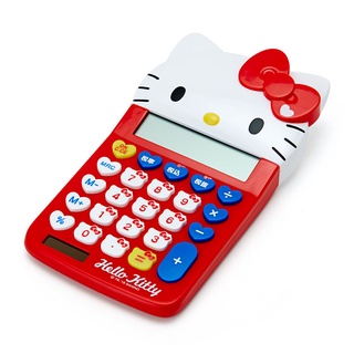 เครื่องคิดเลข kt Hello Kitty ประมาณ 10 x 3 x 19.5 ซม. จอแสดงผล 12 หลัก