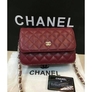 กระเป๋าchanel หนังคาเวียร์