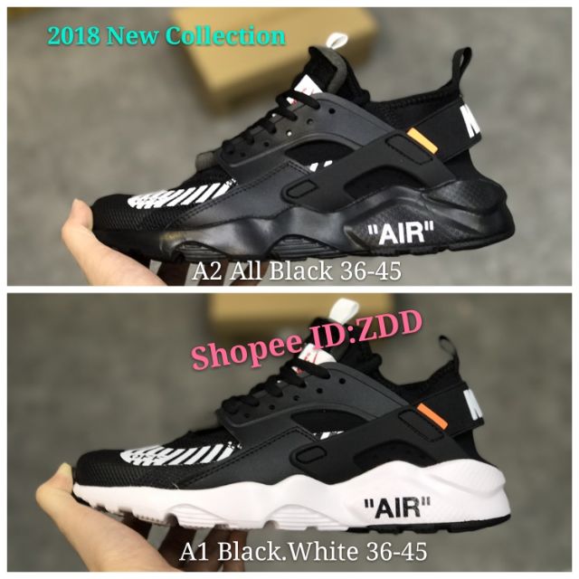 Aprendizaje Calibre Simplificar NEW Ready Stock new collection 🔻OFF WHITE x Nike Air Huarache Ultra unisex  | Shopee Thailand