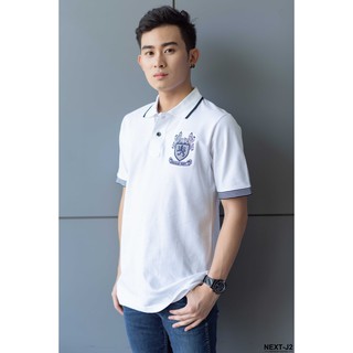 Sale T84 เสื้อโปโลชายยี่ห้อ Next-J2 ผ้าคอตตอน100 Men polo shirt cotton 100% เนื้อผ้าใส่สบายระบายอากาศได้ดี