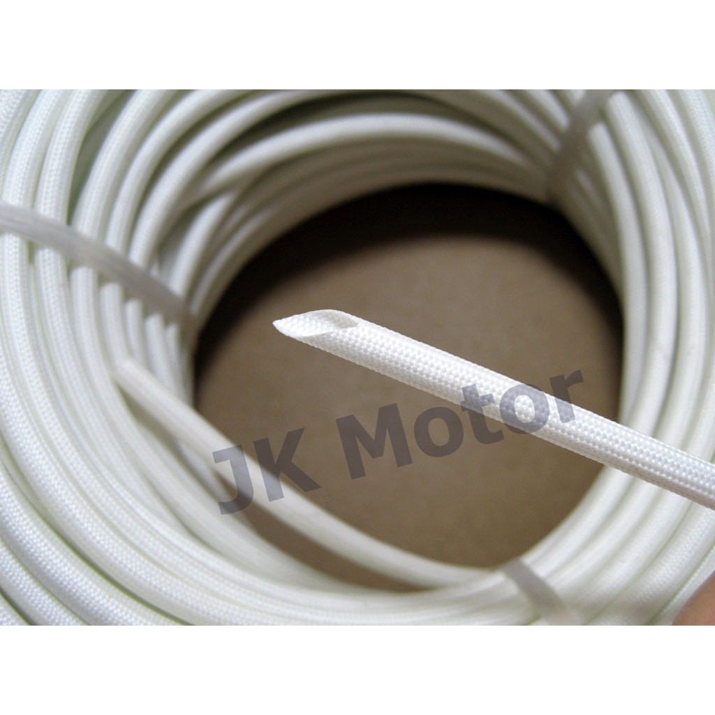 ปลอกสายใยแก้วเคลือบซิลิโคน 1 มิล ม้วน 200 ม. ปลอกทนความร้อน ท่อทนความร้อน ปลอกหุ้มสายไฟ ปลอกหุ้มทองแดง Fiberglass - รูปที่ 2