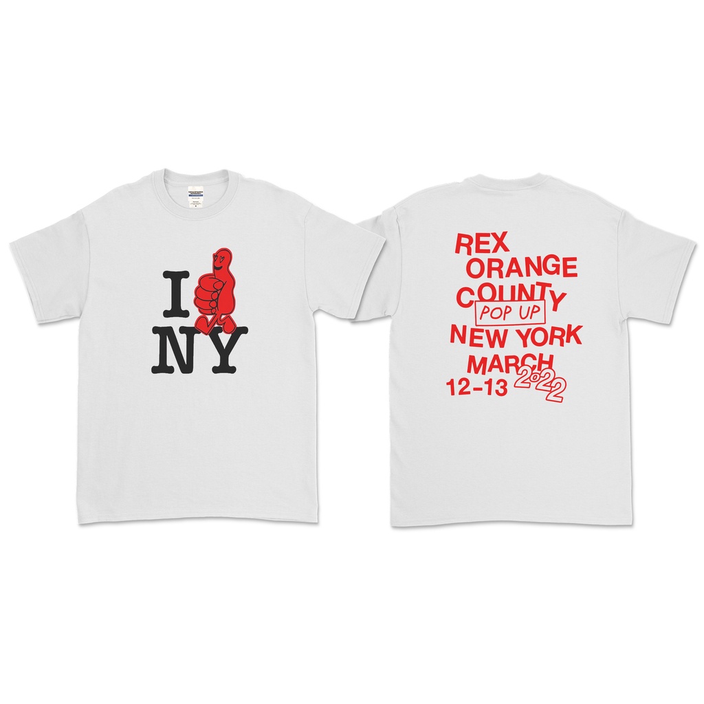Rex ORANGE COUNTRY - เสื้อยืด NEW YORK 2022 (FRONT BACK)