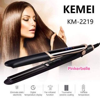 ส่งไว Kemei KM-2219 ของแท้💯 เครื่องหนีบผมอินฟราเรด เครื่องหนีบผม