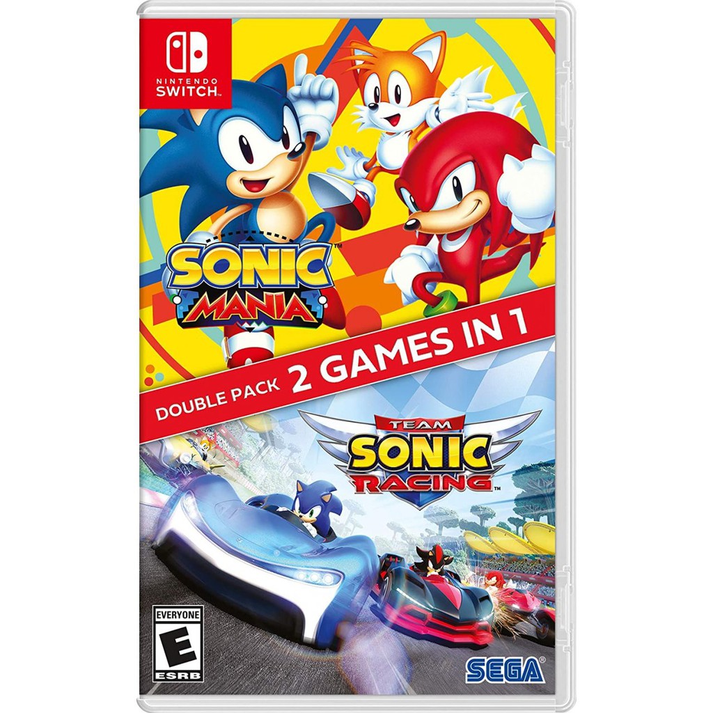 [+..••] NSW SONIC MANIA + TEAM SONIC RACING DOUBLE PACK (เกมส์ Nintendo Switch™🎮)