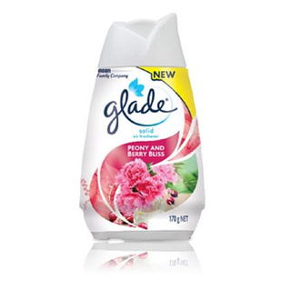 เจลปรับอากาศ GLADE SOLID PEONY&amp;BERRY 170 กรัม ให้ความหอมสดชื่นยาวนาน และกลบกลิ่นอันไม่พึงประสงค์