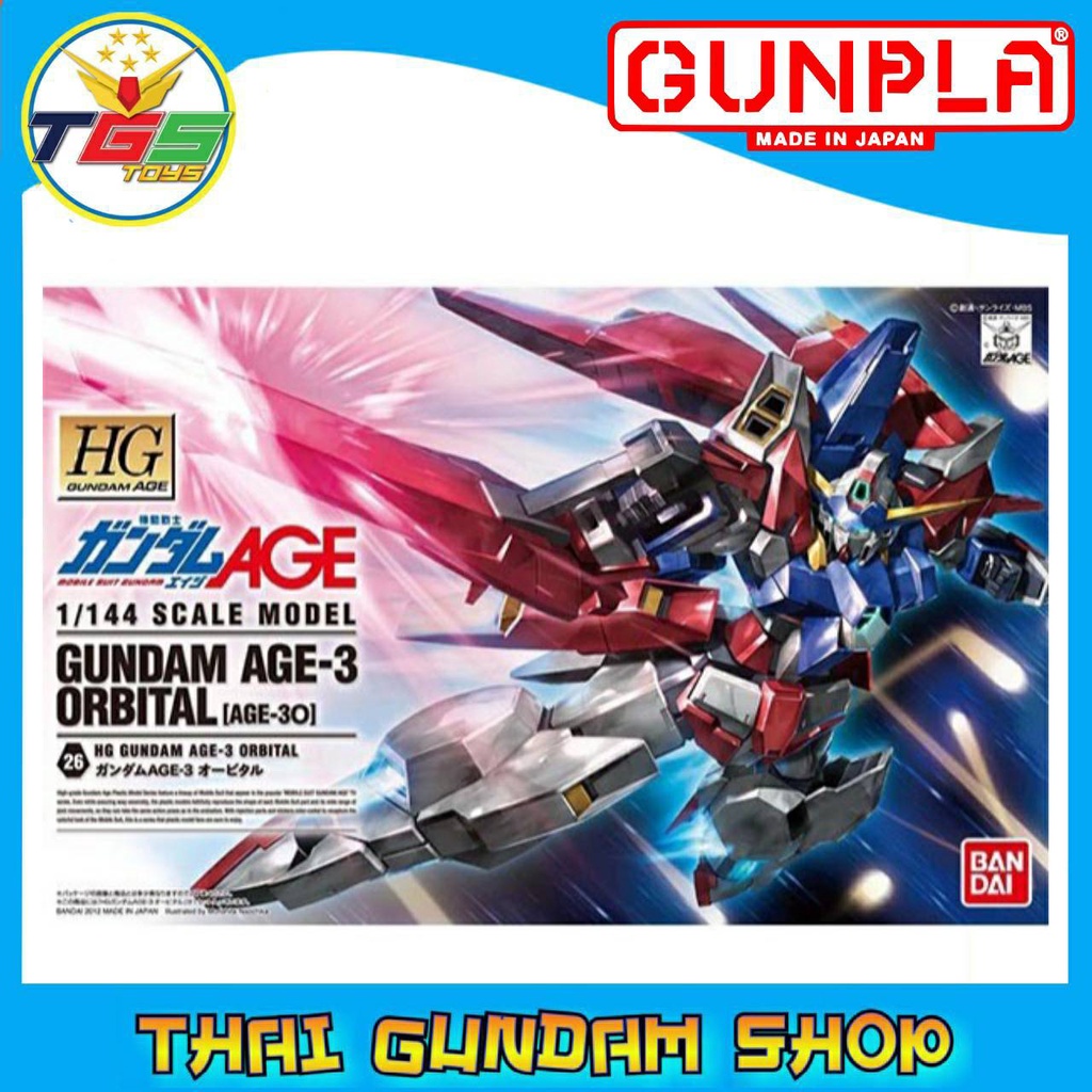 ⭐TGS⭐HG Gundam Age-3 Orbital (AGE) (Gundam Model Kits)