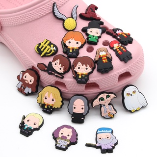 Jibbitz Harry Potter Series Crocs accessories pvc shoe charms diy ถอดได้ 1 ชิ้นสําหรับตกแต่งรองเท้า ของขวัญ 1000 รุ่น สําหรับคุณเลือก