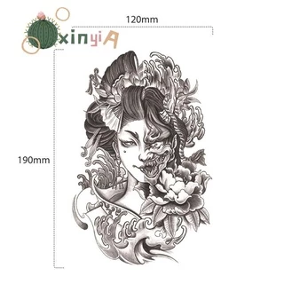 【XINYIA】สติกเกอร์รอยสักจําลอง ขนาดเล็ก กันน้ํา กันเหงื่อ รูปทรงเรขาคณิต สวยงาม 2024