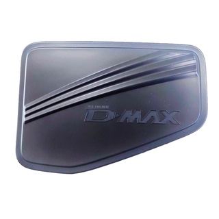 ครอบฝาถังน้ำมัน D-max 2020-2022 รุ่นสูง สีดำด้าน,สีดำด้านโลโก้แดง