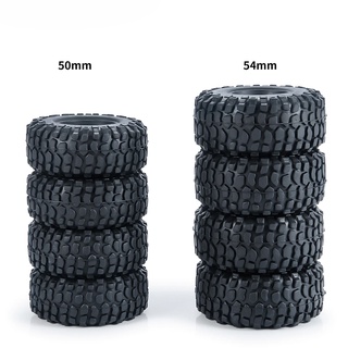 ยางล้อรถ แบบนิ่ม ขนาด 1.0 นิ้ว 50x20/54x24 มม. สําหรับรถไต่หินบังคับ 1:24 Axial SCX24 90081 AXI00001 4 ชิ้น