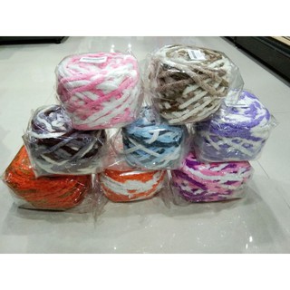 ไหมอูด้ง  100 กรัม สีสลับ  ( 1 ม้วน)