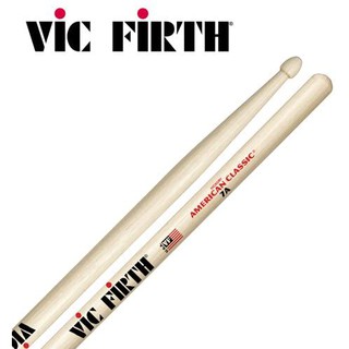 ไม้กลองVic  Firth 7A  ,Wooden tips, American Classic Hickory, Made in  USA