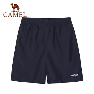 Camel กางเกงขาสั้น ทรงหลวม ใส่วิ่ง เล่นกีฬา แฟชั่นสำหรับผู้ช…