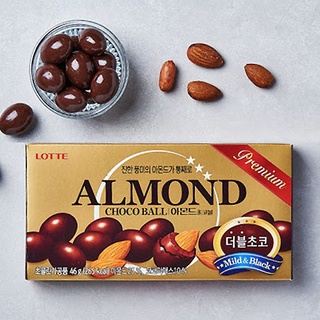 lotte almond choco ball ขนมอัลมอนด์เคลือบช็อคโกแลต จากเกาหลี…