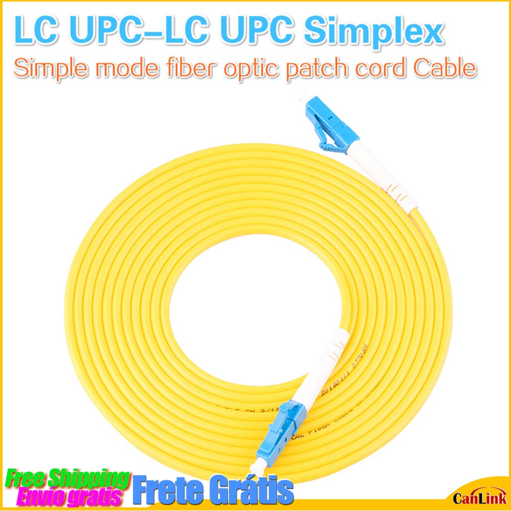 Simplex LC UPC-LC UPC Simple mode fiber optic patch cord Cable 2.0mm/3.0mm fiber optic jumper cable 