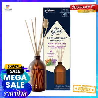 ชุดก้านไม้หอมปรับอากาศ GLADE 80 มล. กลิ่นลาเวนเดอร์และไม้จันทน์หอมREED DIFFUSER SET GLADE 80ML LAVENDER AND SANDALWOOD