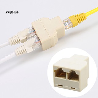 【SKBL】อะแดปเตอร์แยกเครือข่ายอีเธอร์เน็ต Cat6 5 5e RJ45 1 เป็น 2 ทาง