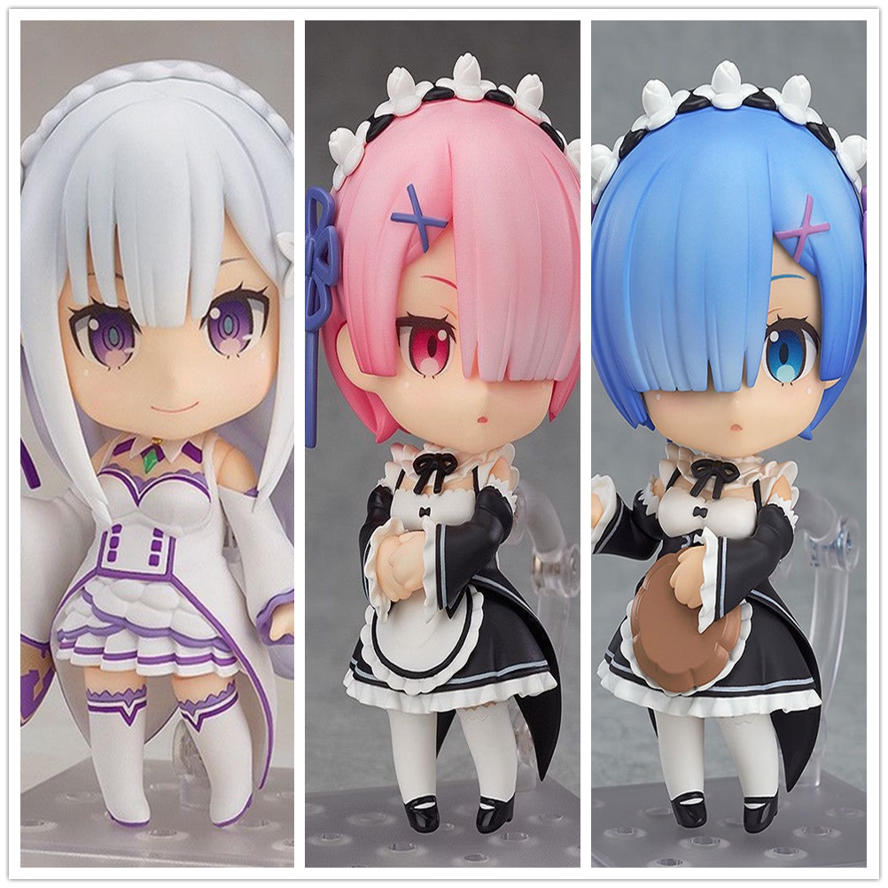 ฟิกเกอร์อนิเมะ Re:Life In A Different World From Zero Nendoroid #732 Rem #732 แรม #751 โมเดลฟิกเกอร์