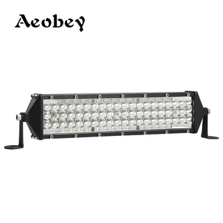 Aeobey LED 24 inch LED Light Bar Offroad Driving For SUV ATV Boat Car Truck Tractor 528 Watt Strip Lights