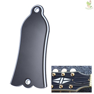 2 Holes Bell-shaped PVC Truss Rod Cover Plate Scroll Plate for Gibson LP SG Flying V ES Guitar