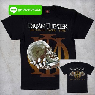 เสื้อยืดผ้าฝ้ายเสื้อยืดเนื้อ Cotton 💯 สัมผัสนุ่ม เบาสบาย Dream Theater สีดำL XL  XXL 3XL