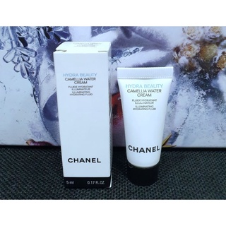 มอยซ์เจอร์ไรเซอร์บำรุงผิวหน้า แท้💯%CHANEL HYDRA BEAUTY CAMELLIA WATER CREAM 5ml. มีฉลากไทย