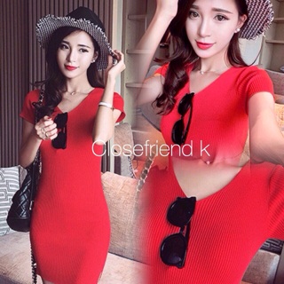 Minidress ไหมพรมเนื้อนิ่ม