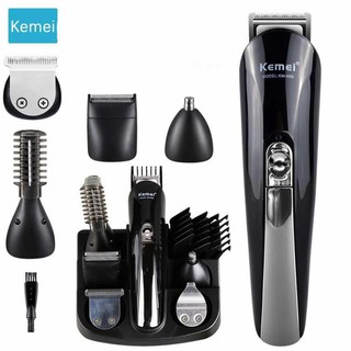 ชุดปัตตาเลี่ยนไร้สาย 11 In 1 Kemei KM-600 ตัดผมแต่งผม โกนหนวด Electric Hair Trimmer Hair Clipper