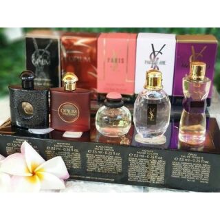 น้ำหอม แบรนดฝรั่งเศส YSL Travel Collection for women 5 ขวด