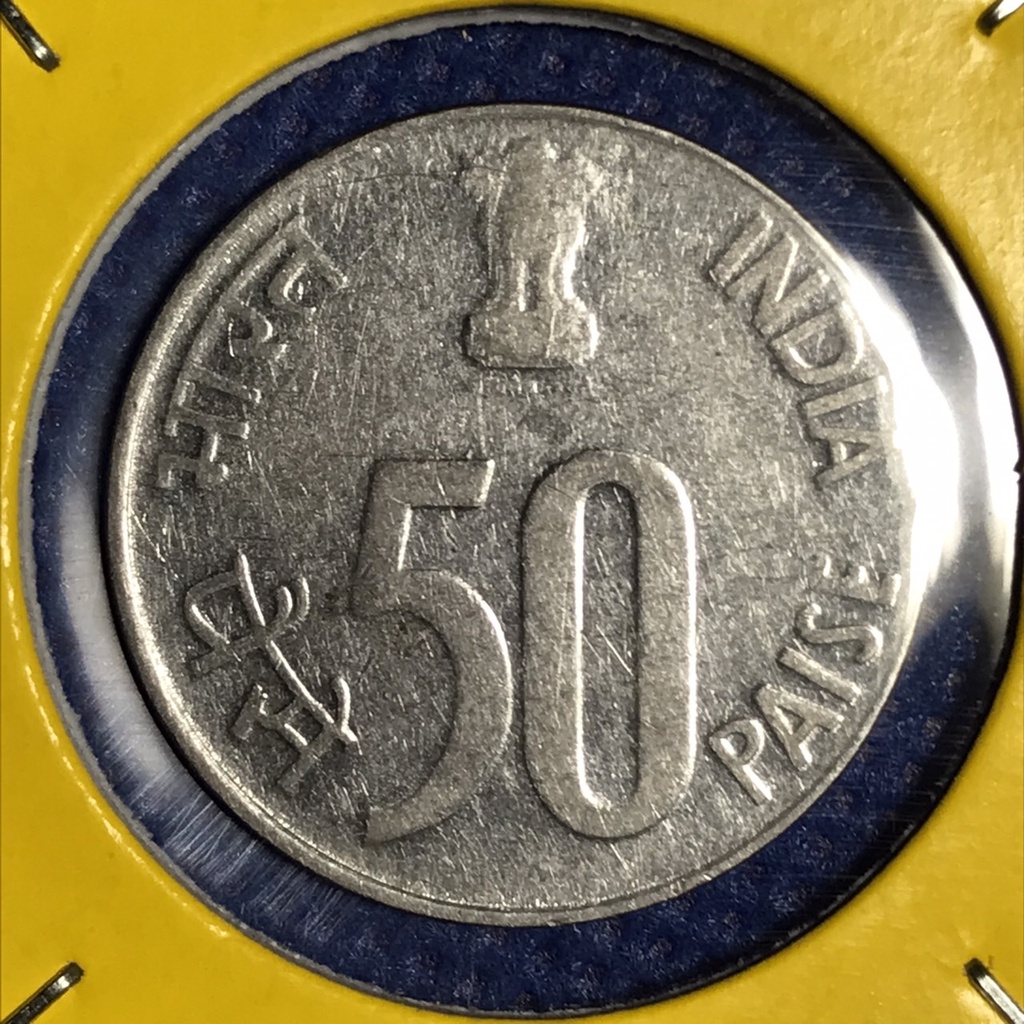 No.15364 ปี1999 อินเดีย 50 PAISE เหรียญเก่า เหรียญต่างประเทศ เหรียญสะสม เหรียญหายาก ราคาถูก