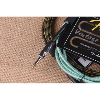 FENDER สายแจ็คกีตาร์อย่างดี 3m 6m ของแท้ หัวตรงสองด้าน