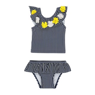 mothercare navy striped tankini VC731 ชุดว่ายน้ำเด็กผู้หญิง