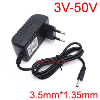 อะแดปเตอร์พาวเวอร์ซัพพลาย AC DC 5V 6V 7.5V 8V 9V 10V 12V 13.5V 14V 1.5A 2A 2.5A 3A DC 3.5mm * 1.35mm ปลั๊ก EU ใหม่ power