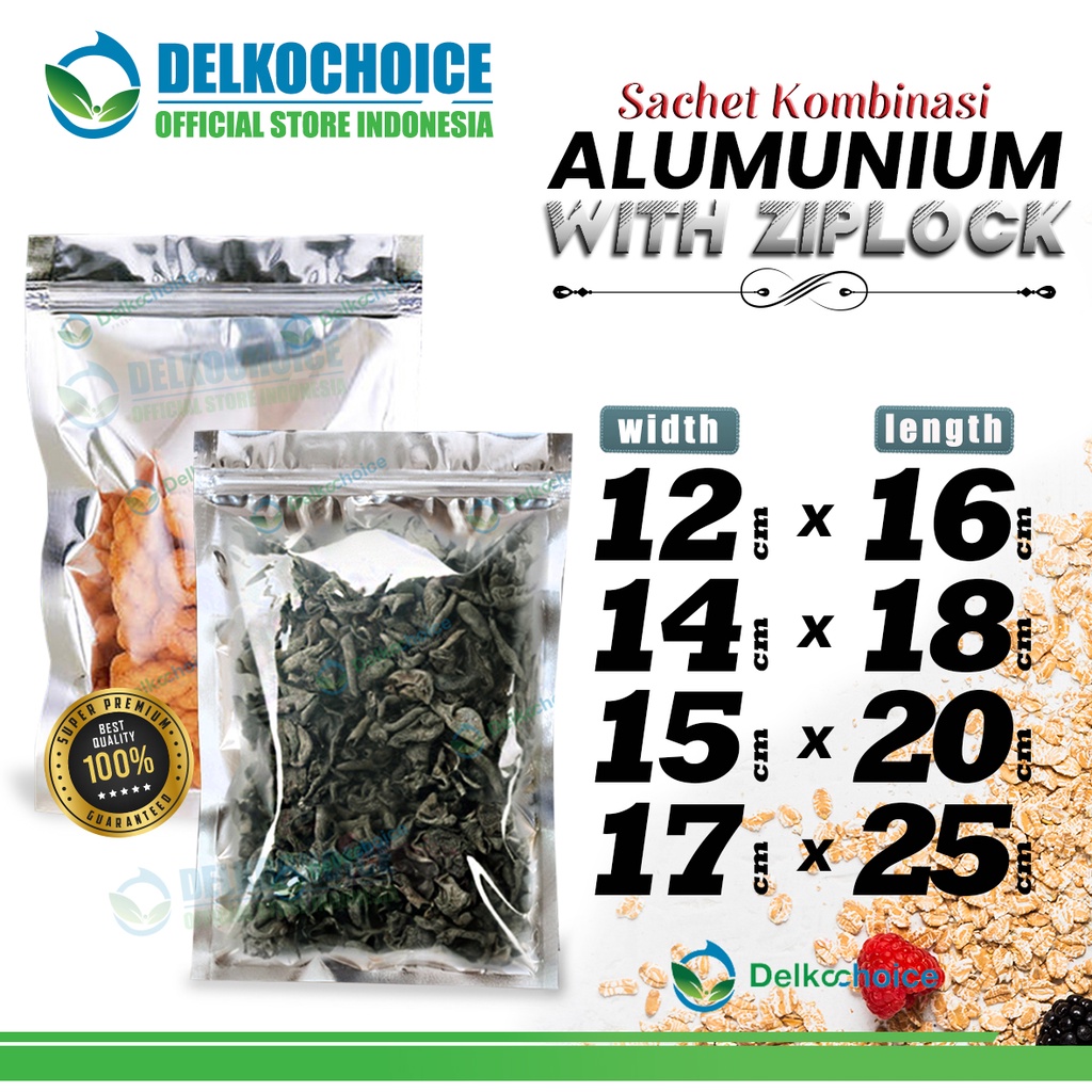 กระเป๋าพลาสติก TRANSMETZ ZIPLOCK PACKAGING ซองฟอยล์พลาสติก ALU PREMIUM