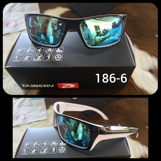 [ส่งจากไทย+ของแถม](ส่งจากไทย) แว่นกันแดด รุ่น186-6 เลนส์ polarized ของแท้100% ตัดแสง สบายตา ยี่ห้อ DUBERY