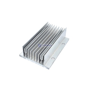 Heat Sink Aluminum Alloy Cooling block ฮีทซิงค์ระบายความร้อนหรือเย็น ขนาด(60*90*28)