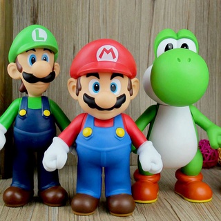 ฟิกเกอร์ PVC รูปการ์ตูน Super Mario Brothers น่ารัก ขนาด 12 ซม. ของเล่นสะสม สําหรับเด็ก