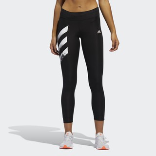 กางเกงวิ่งรัดรูปขายาว สำหรับผู้หญิง ยี่ห้อ adidas รุ่น Own the Run 3-Stripes Fast Tights สีดำ รหัส FP7539 ราคา 1,800 บาท